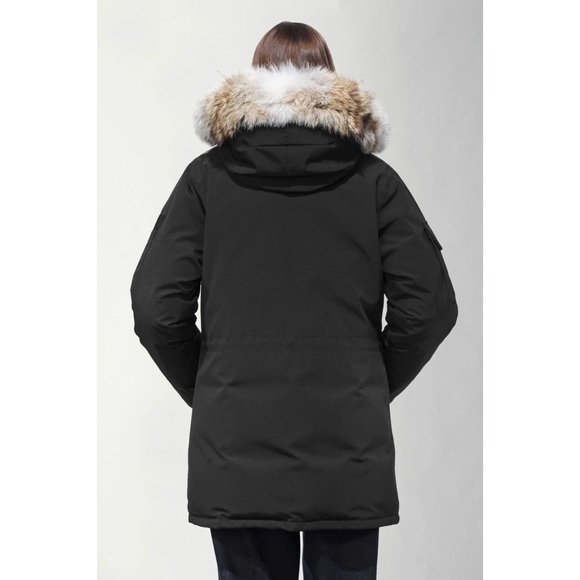 Canada Goose Expedition Parka Heritage Black Long With Fur Hood - Picture 4 of 15
